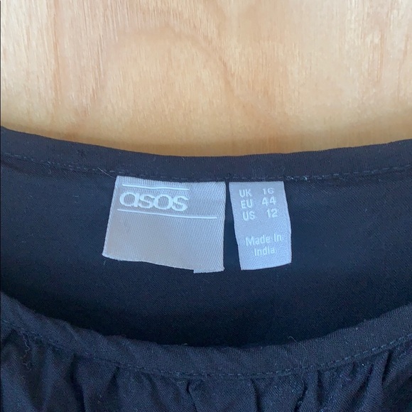 {ASOS} Black Ruffle Tank Top - Picture 3 of 3